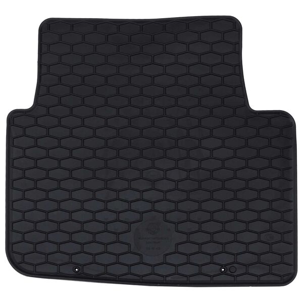 vidaXL Autofu&szlig;matte 4 pcs Schwarz Geeignet f&uuml;r KAMIQ 2019- Gummi