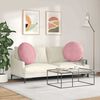 vidaXL Sitzkissen 2 pcs Rosa &Oslash; 80 x 29 cm Samt