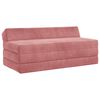 vidaXL Klappsofa Bett Rosa 120 x 60 x 49 cm Stoff