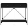 vidaXL Konsolentisch Schwarz 100x39x78,5 cm Holzwerkstoff