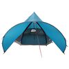 vidaXL Teepee Zelt mit Dach Blau und Grau 600 x 600 x 347 cm