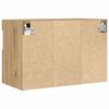 vidaXL TV-Wandschrank Wandmontiert 2 pcs Artisan-Eiche 60 x 30 x 40 cm