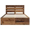 vidaXL Bettrahmen Altholz 140 x 190 cm Massives Kiefernholz