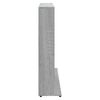 vidaXL CD-Regal Grau Sonoma 100x23x89,5 cm Holzwerkstoff