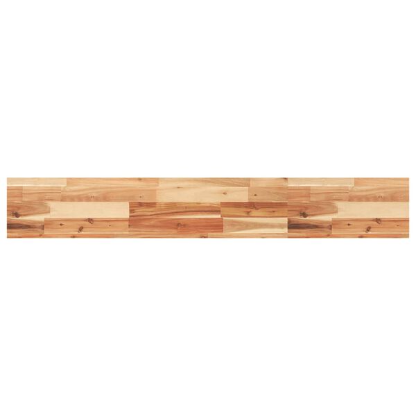 vidaXL Schweberegal 120x20x4 cm Massivholz Akazie &Ouml;lbehandelt