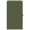 vidaXL Aufbewahrungsschrank Olive Gr&uuml;n 60 x 40 x 70 cm Stahl