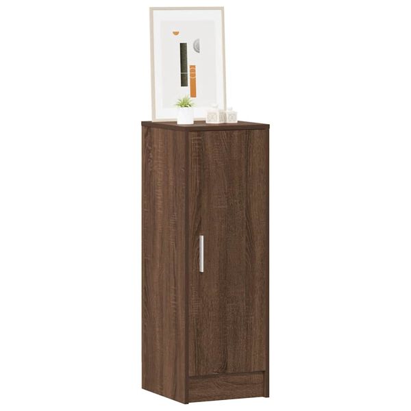 vidaXL Schuhregal Braun Eichen-Optik 32x35x92 cm Holzwerkstoff