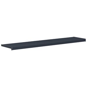 vidaXL Fensterbank Anthrazit mit Holzmaserung 140 x 30 x 4,5 cm PVC