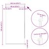 vidaXL Verdunkelungsrollo 64,4 x 120 cm, Stoffbreite 60 cm, Grau