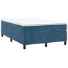 vidaXL Boxspringbettgestell Dunkelblau 120x200 cm Samt