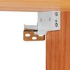 vidaXL Nachttisch 2 pcs Braun 39 x 34 x 33 cm Massivholz Kiefer