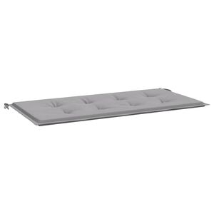 vidaXL Gartenbank-Auflage Grau 100x50x3 cm Oxford-Gewebe