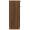 vidaXL Badschrank Braun Eichen-Optik 32x34x90 cm Holzwerkstoff
