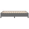 vidaXL Boxspringbett Hellgrau 160 x 200 cm Samt