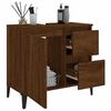 vidaXL Badschrank Braun Eichen-Optik 65x33x60 cm Holzwerkstoff