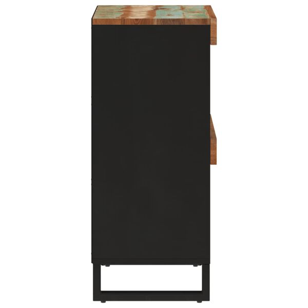 vidaXL Beistelltisch 85x33x75 cm Altholz Massiv