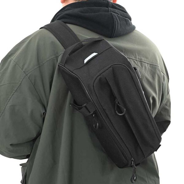 vidaXL Fahrradtasche Schwarz 38 x 16 x 16 cm Polyester