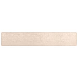 vidaXL Teppichl&auml;ufer MARSA Creme 100 x 450 cm Polyester und PVC
