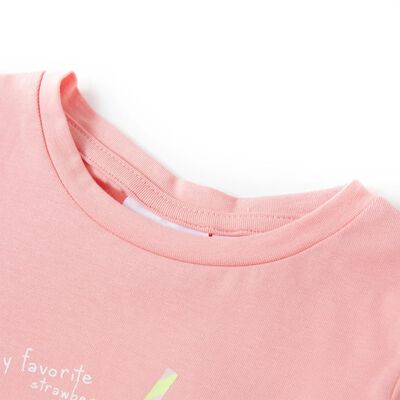 Kinder-T-Shirt Rosa 116