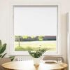 vidaXL Verdunkelungsrollo Wei&szlig; 100x175cm Stoffbreite 95,7cm Polyester