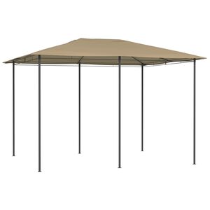 vidaXL Pavillon 3x4x2,6 m Taupe 160 g/m&sup2;