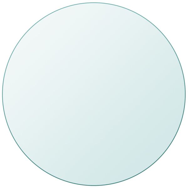 vidaXL Tischplatte aus gehärtetem Glas rund 300 mm