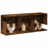 vidaXL Wandschrank 80x20x30 cm Räuchereiche Holzwerkstoff