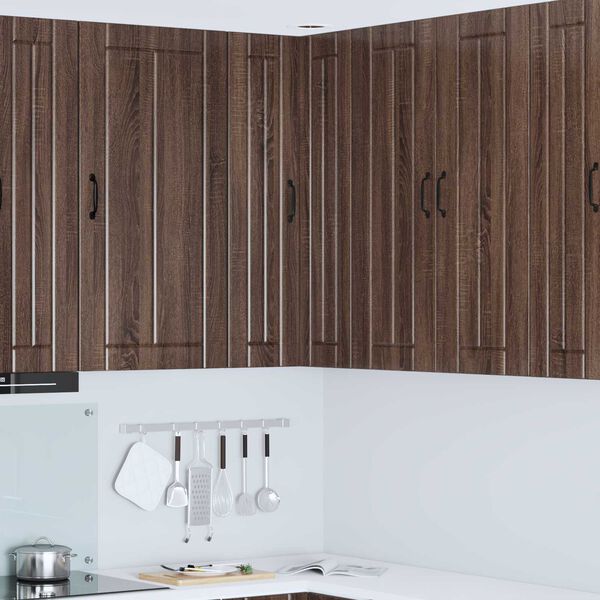 vidaXL K&uuml;chenschrank Braun Eichen-Optik 57 x 57 x 100 cm Holzwerkstoff