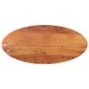 vidaXL Tischplatte 100x40x3,8 cm Oval Massivholz Akazie