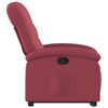 vidaXL Relaxsessel mit Aufstehhilfe Weinrot Stoff