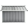 vidaXL Rasenm&auml;her Garage 92x97x63 cm Verzinkter Stahl Grau