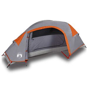 vidaXL Kuppel-Campingzelt 1 Person Orange Wasserdicht