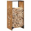 vidaXL Brennholzregal 40x30x80 cm Wetterfester Stahl