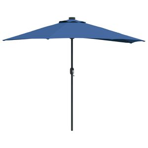 vidaXL Garten-Sonnenschirm 294 x 150 x 224 cm Polyester und Stahl