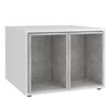 FMD Couchtisch mit 2 Beistelltischen 67,5x67,5x50 cm Wei&szlig; Beton-Optik