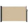 vidaXL Seitenmarkise Ausziehbar Beige 120x500 cm