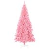 vidaXL Künstlicher Weihnachtsbaum mit Ständer Rosa 210 cm PVC