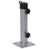 vidaXL Sonnenschirmst&auml;nder f&uuml;r &Oslash;38/48 mm Mast Silbern Stahl