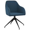 vidaXL Esszimmerst&uuml;hle 6 Stk. Blau Samt