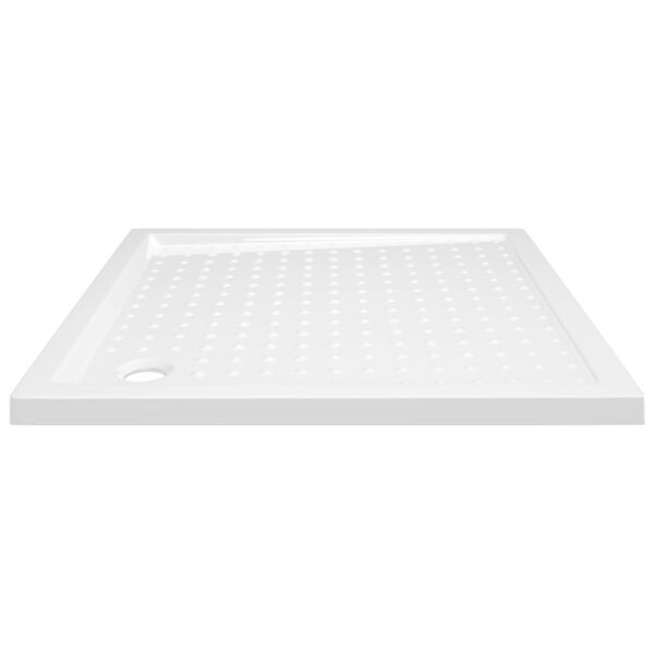 vidaXL Duschwanne Anti-Rutsch Wei&szlig; 80x80x4 cm ABS