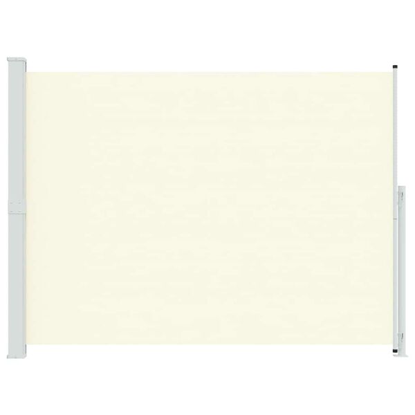 vidaXL Seitenmarkise Ausziehbar 220x300 cm Creme