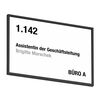 MOEDEL T&uuml;rschild A6 Schwarz