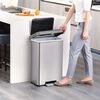EKO Tretm&uuml;lleimer Cozy 45 L Mattsilber