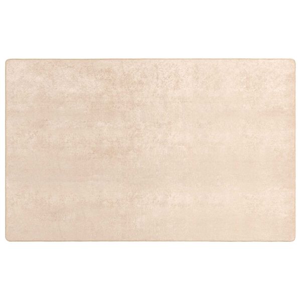 vidaXL Teppich Druck Creme 300 x 190 cm Polyester und PVC