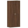 vidaXL Schuhschrank mit T&uuml;r Braun 80 x 39 x 180 cm Holzwerkstoff