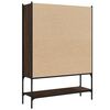 vidaXL B&uuml;cherregal Braun Eichen-Optik 102x30x141,5 cm Holzwerkstoff