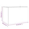 vidaXL Pflanzk&uuml;bel Anthrazit 62x40x39 cm Stahl
