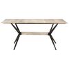 vidaXL Esstisch 180x90x76 cm Massivholz Mango