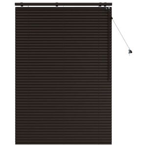 vidaXL Venezianische Jalousie Dunkelbraun 110 x 160 cm 35 mm