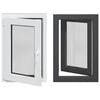 vidaXL Kellerfenster RISOR 60 x 100 cm PVC und Glas Anthrazit